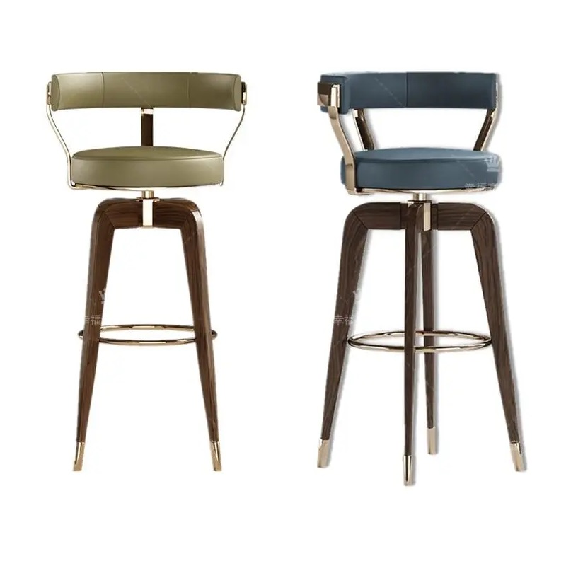 luxury bar chair front desk high