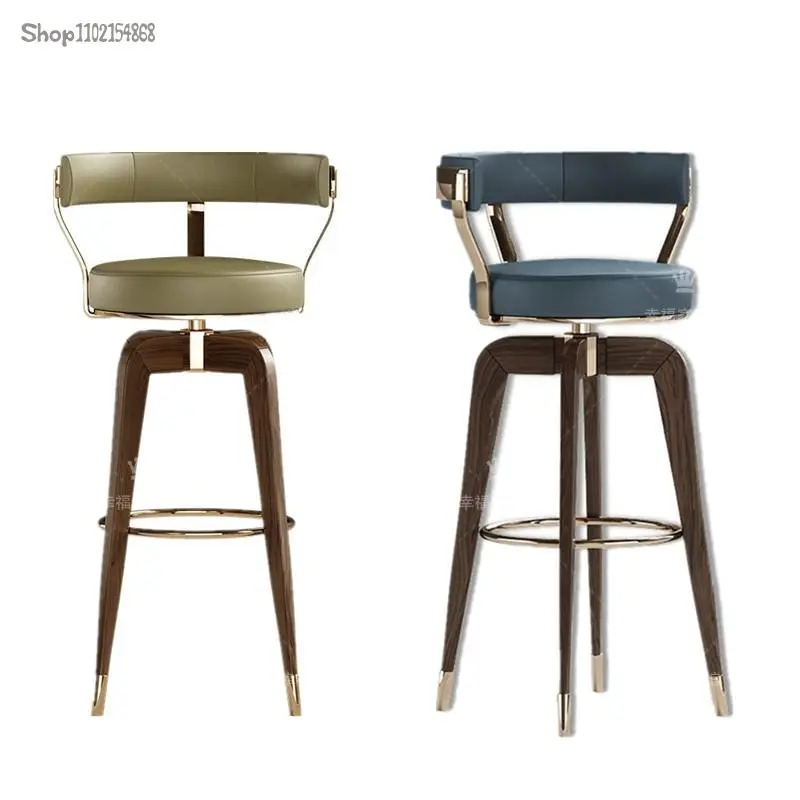 luxury bar chair front desk high
