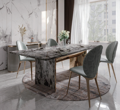 Dining table and chairs