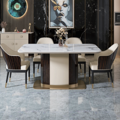 Dining table and chairs