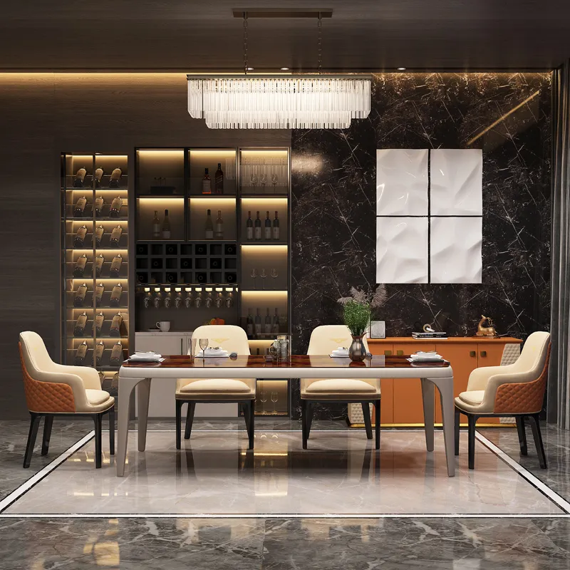 Dining table and chairs