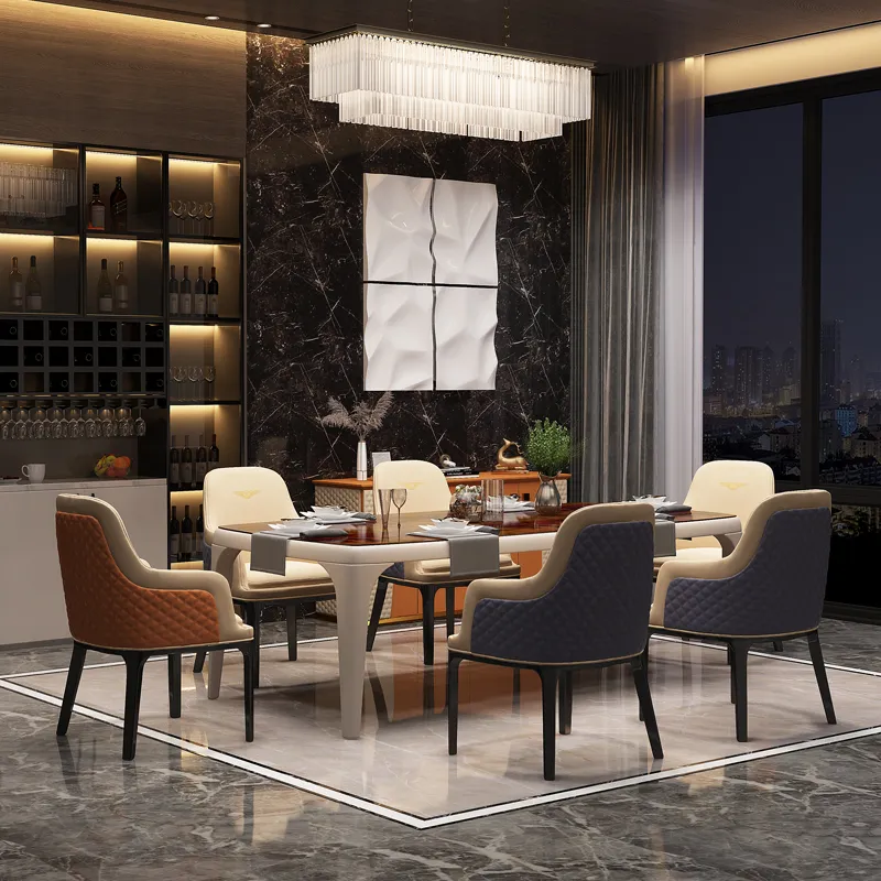 Dining table and chairs