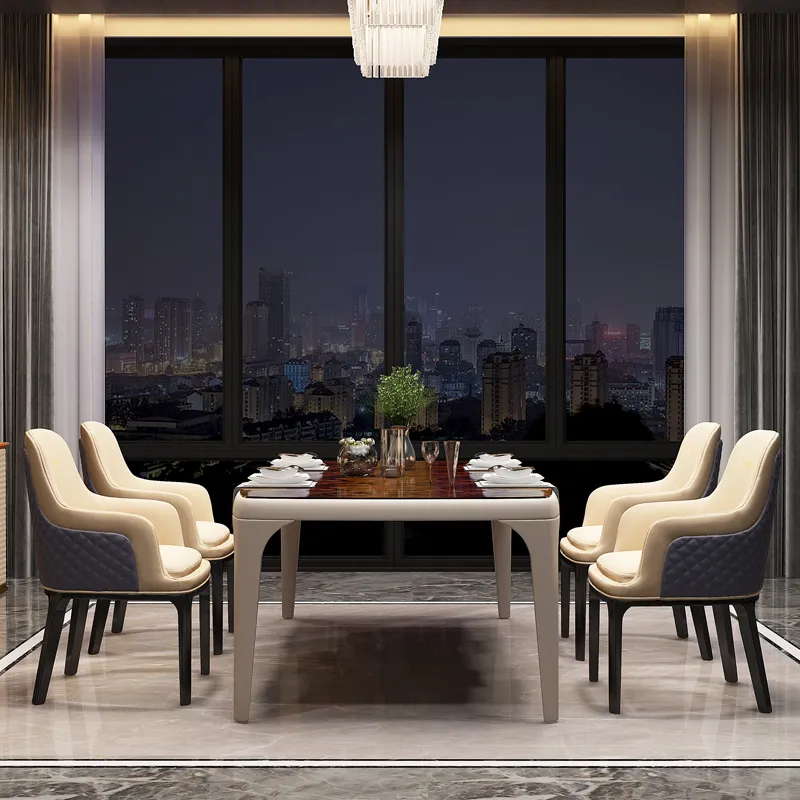 Dining table and chairs