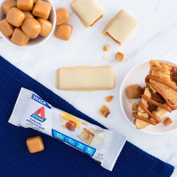 Atkins Caramel Apple pie Bar