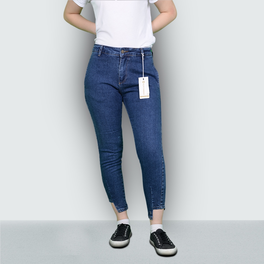 Womens Cotton High-Waist