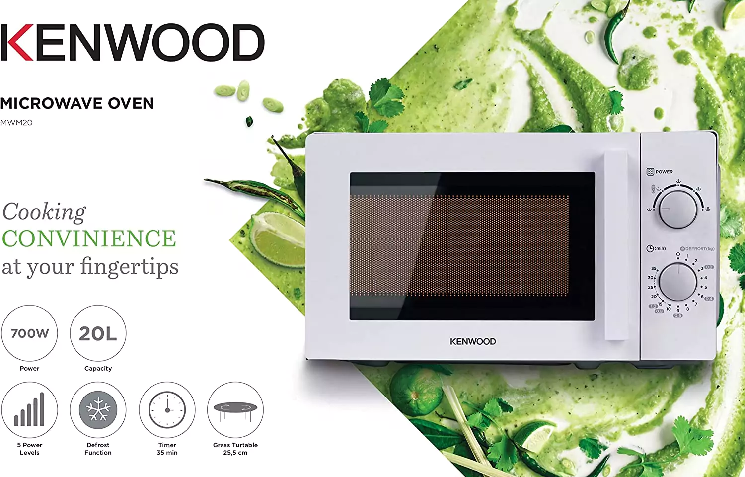 Kenwood Microwave Oven - MWM20.000WH