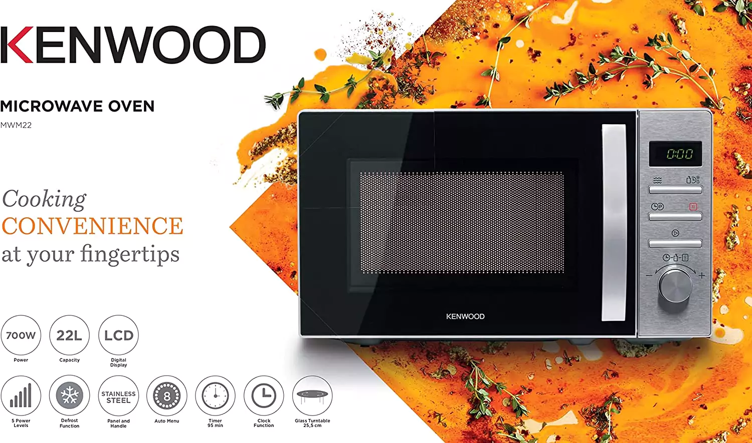 KENWOOD MWM22.000BK MICROWAVE