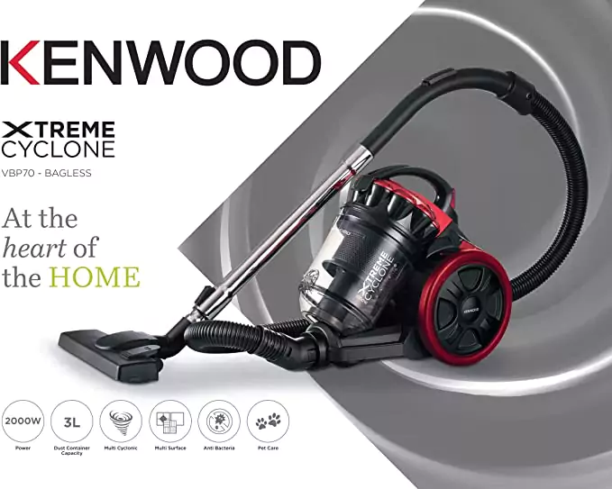 Kenwood Bagless Vacuum Cleaner VBP70.000.BR