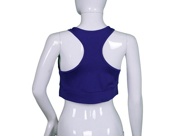 Women's Sports Bustier with Back Detailed Slim Fit U-Neck