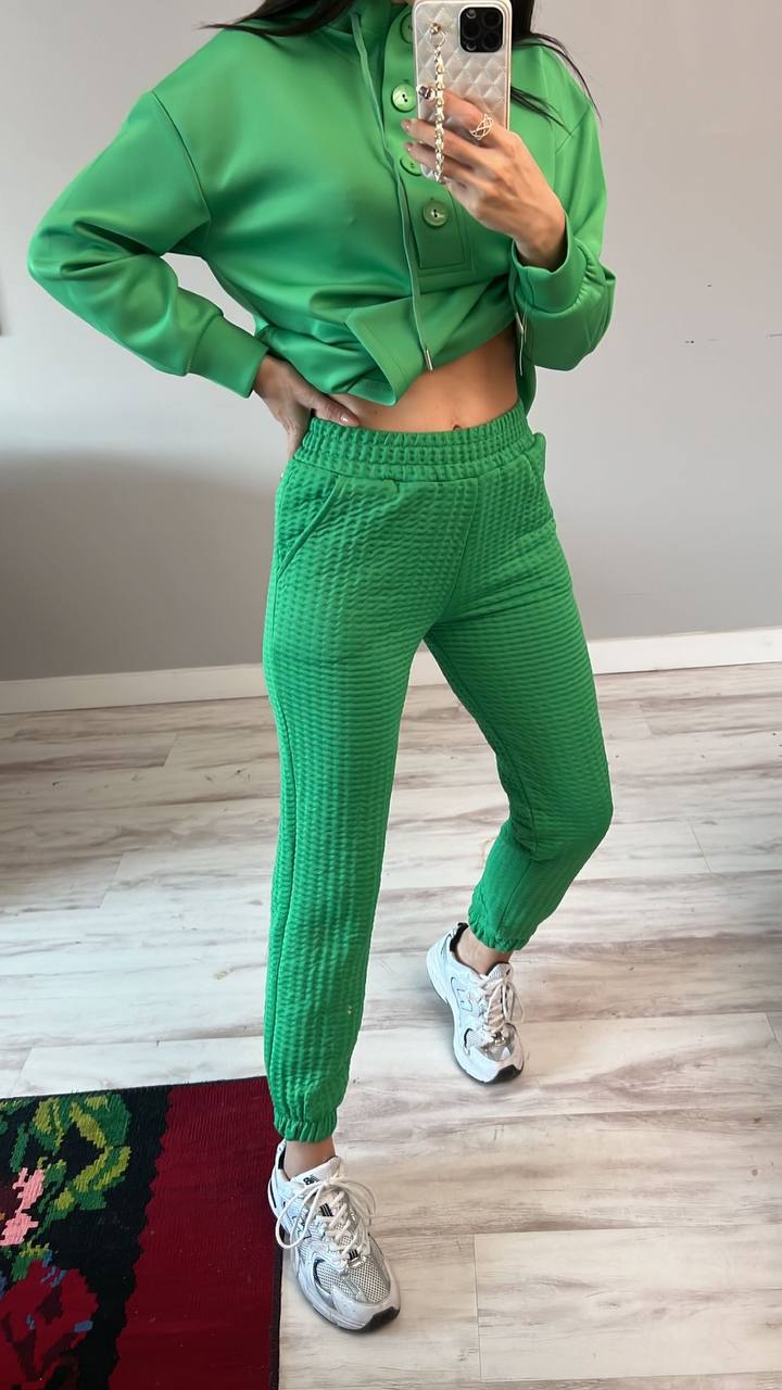 Women Square Patterned Sweatpants