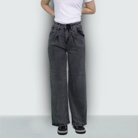 Hight Waist Straight Jeans