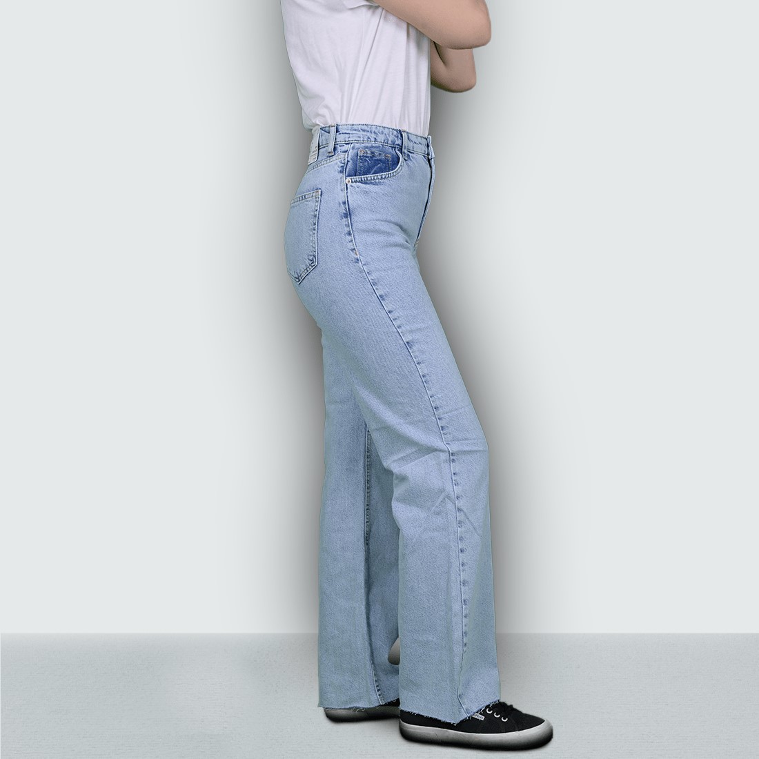 Hight Waist Straight Jeans