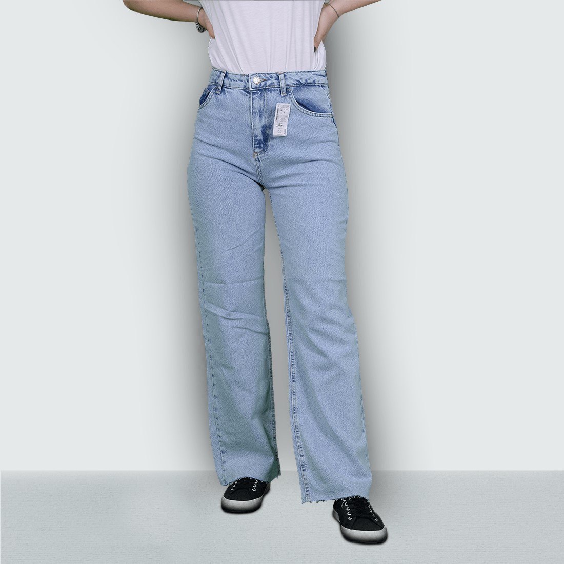 Hight Waist Straight Jeans
