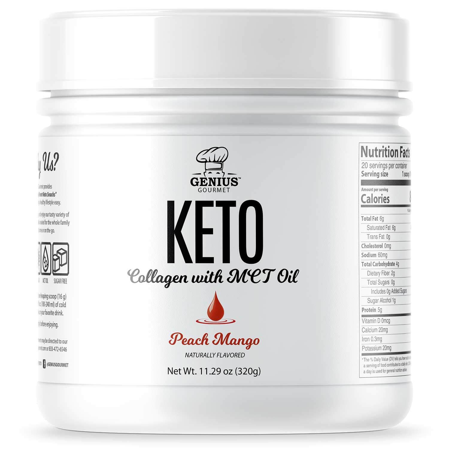 Keto collagen with MCT oil