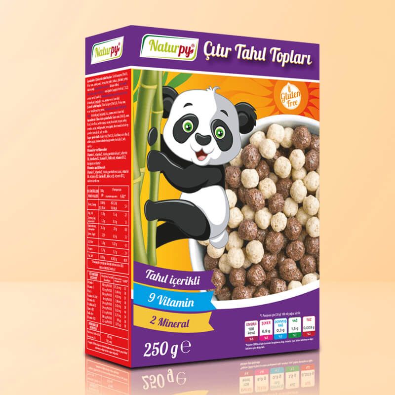 Crispy grain balls