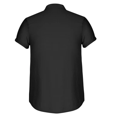 Men Cotton Shirt Casual Short Sleeve