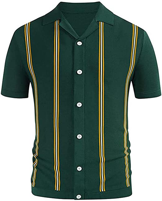 Men's Summer Knit T-Shirt Short Sleeve