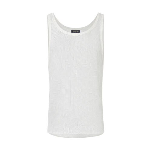 Men Tank Tops Solid Off Shoulder Sleeveless