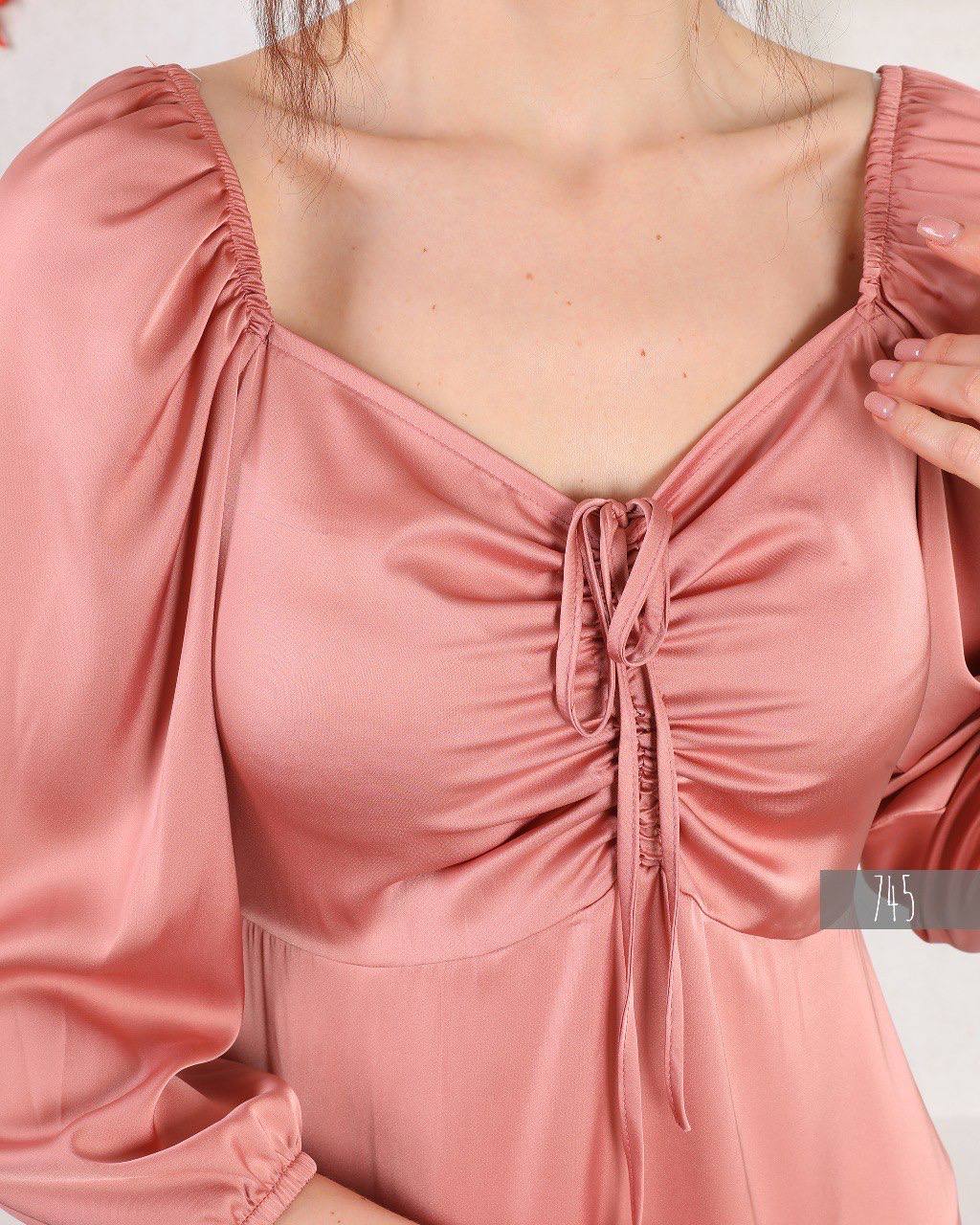 Satin Midaxi Dress