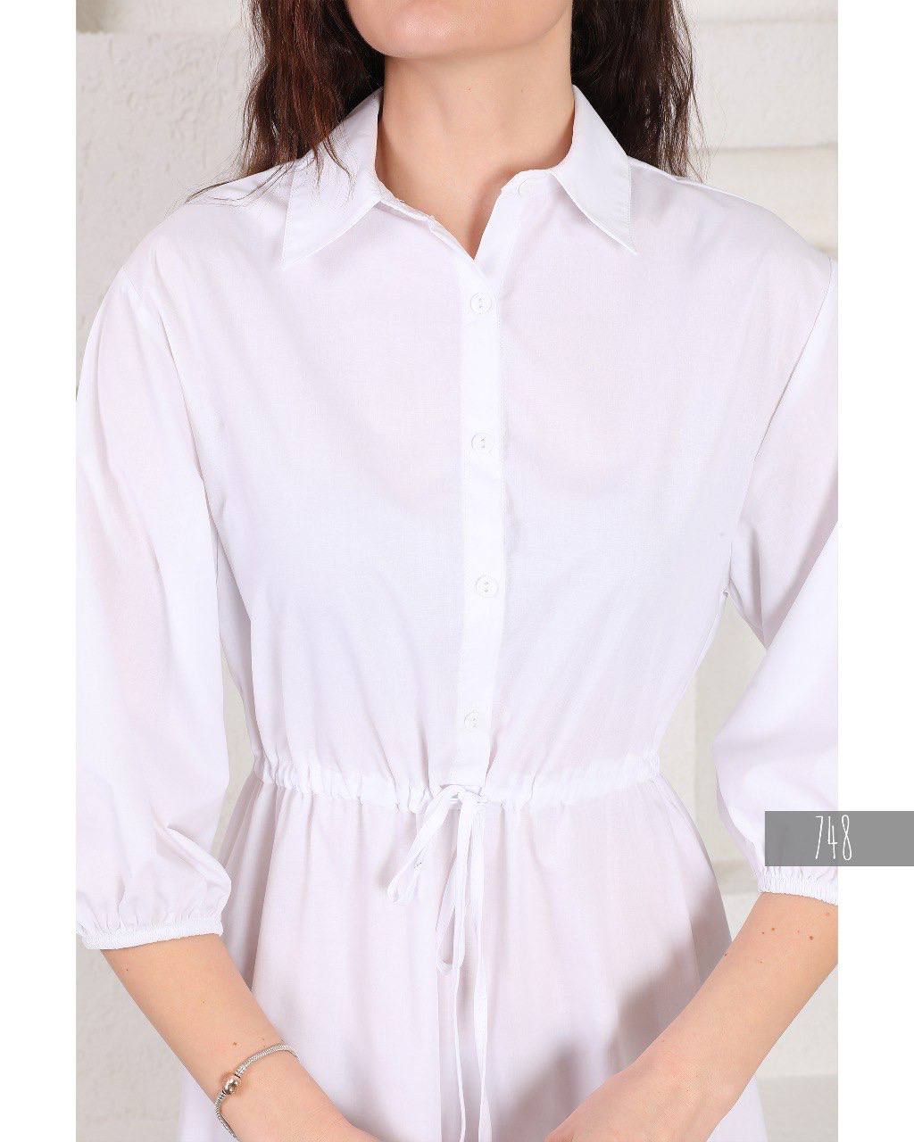 Button detailed midi dress