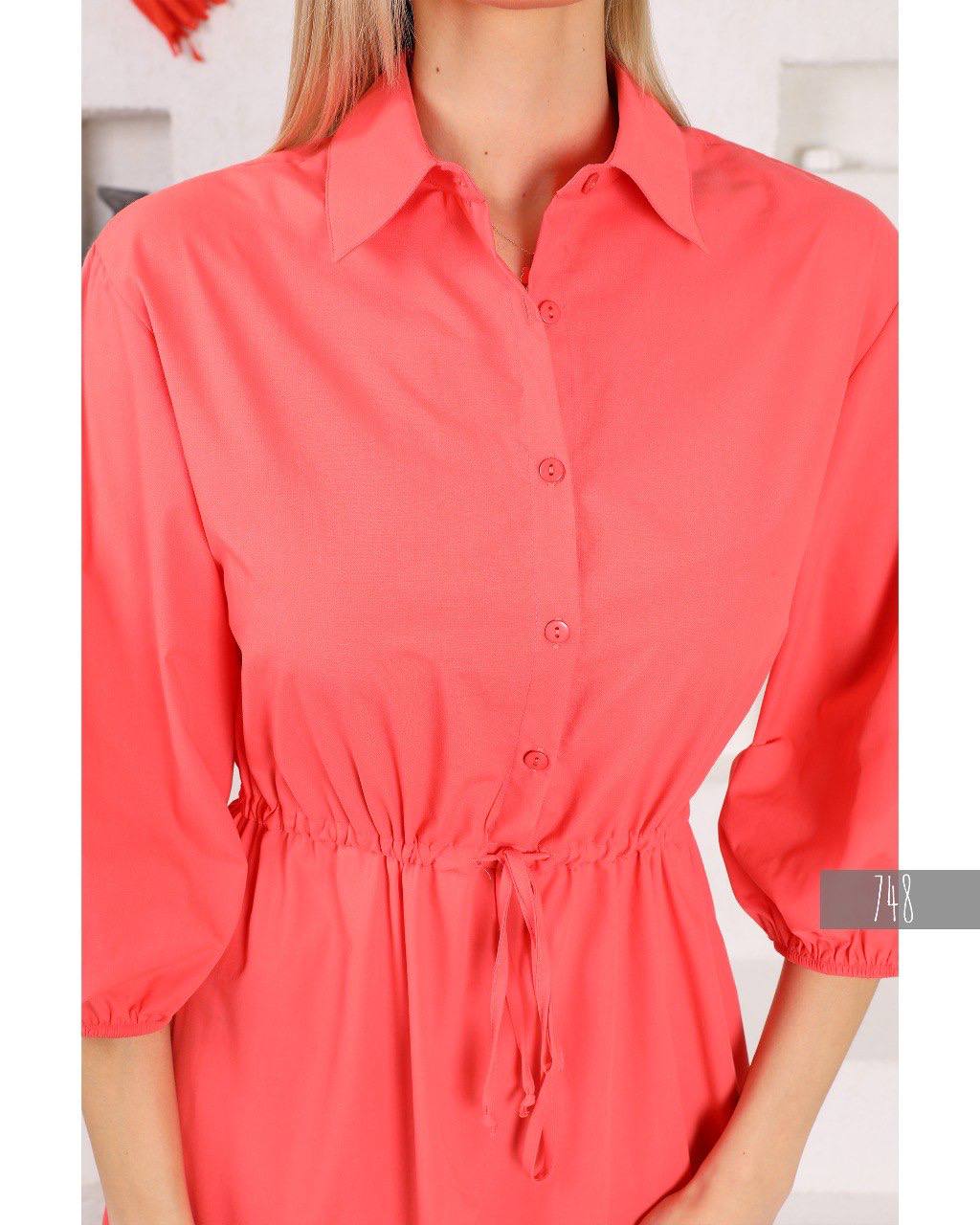 Button detailed midi dress