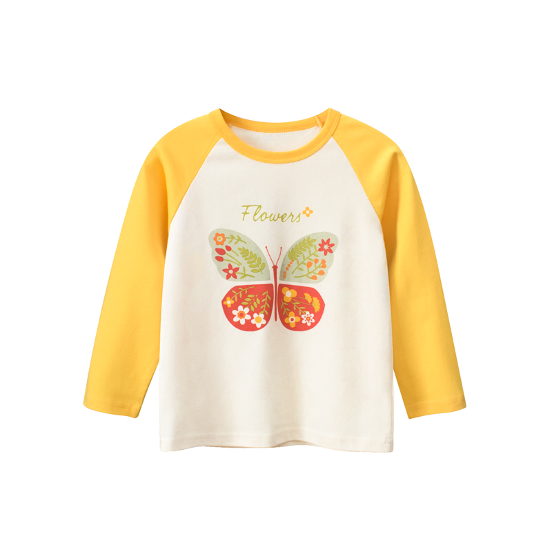 Printed Long Sleeve Girl's Shirt