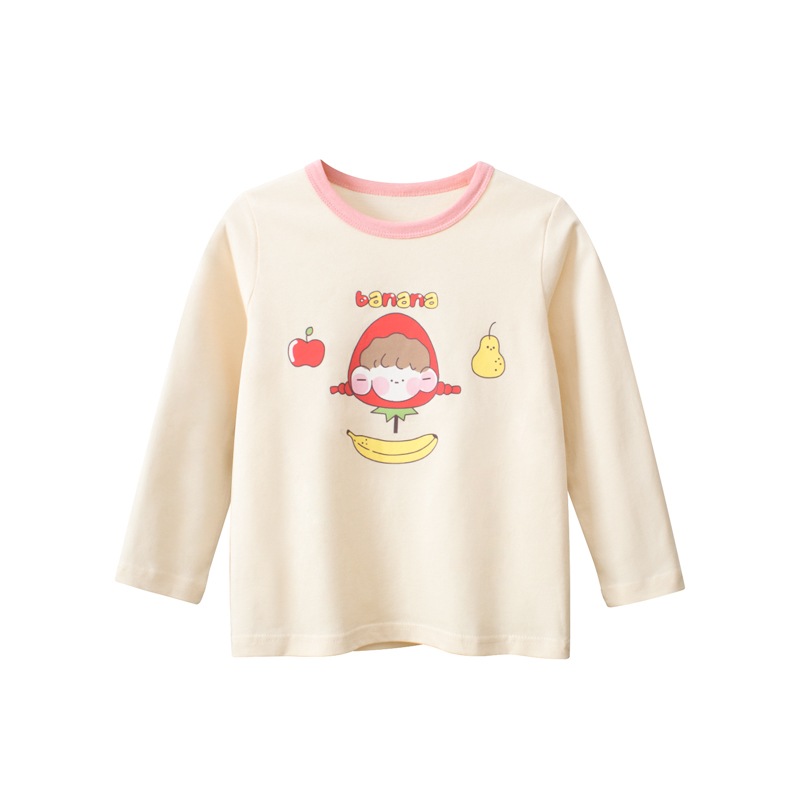 Crew Neck Long Sleeve Girl shirt