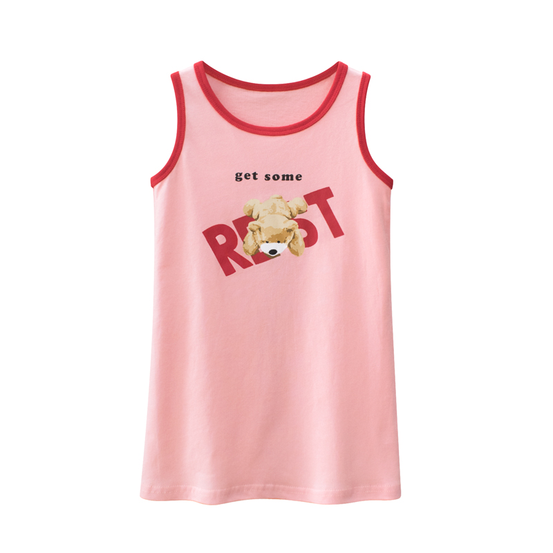 Girls Sleeveless T-Shirt