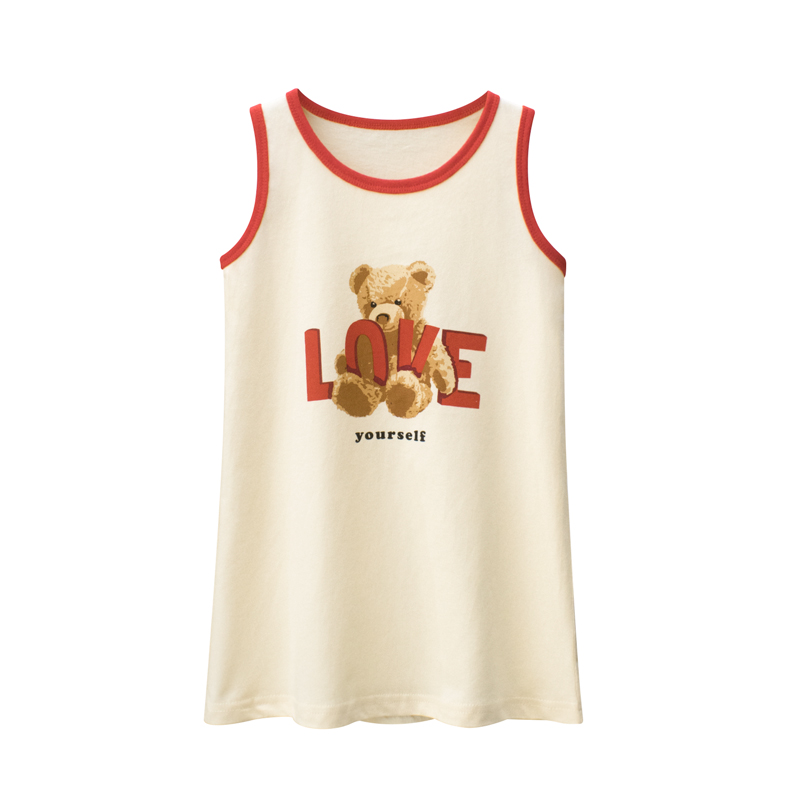 Girls Sleeveless T-Shirt