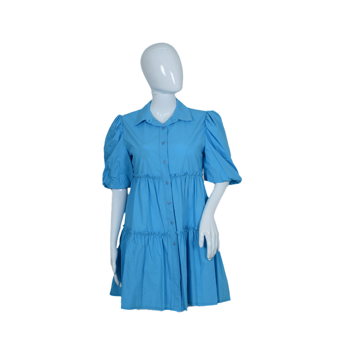 Women's Short Dress Summer Puff Sleeve
