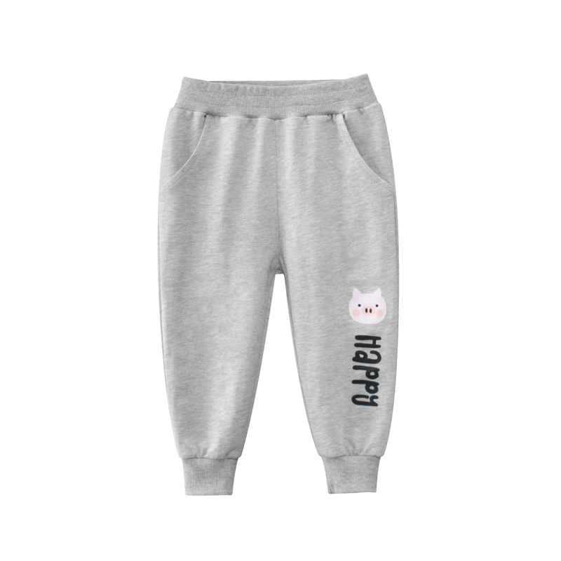 Elastic Waist Baby Girl Tracksuit Bottom