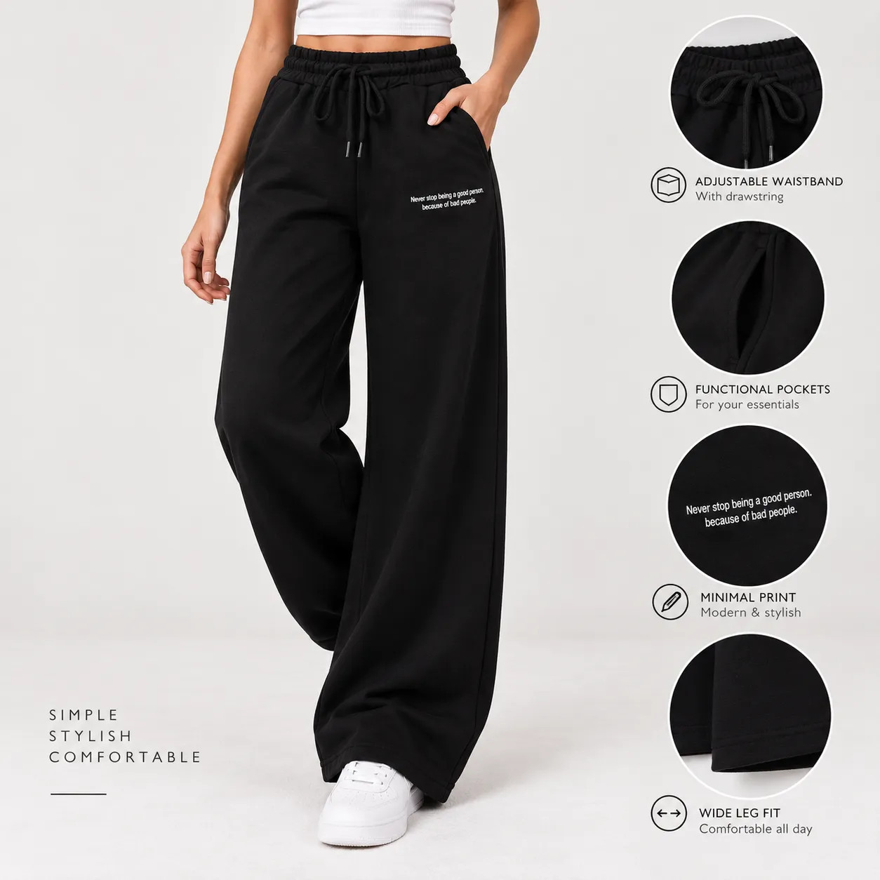 Women's wide trousers