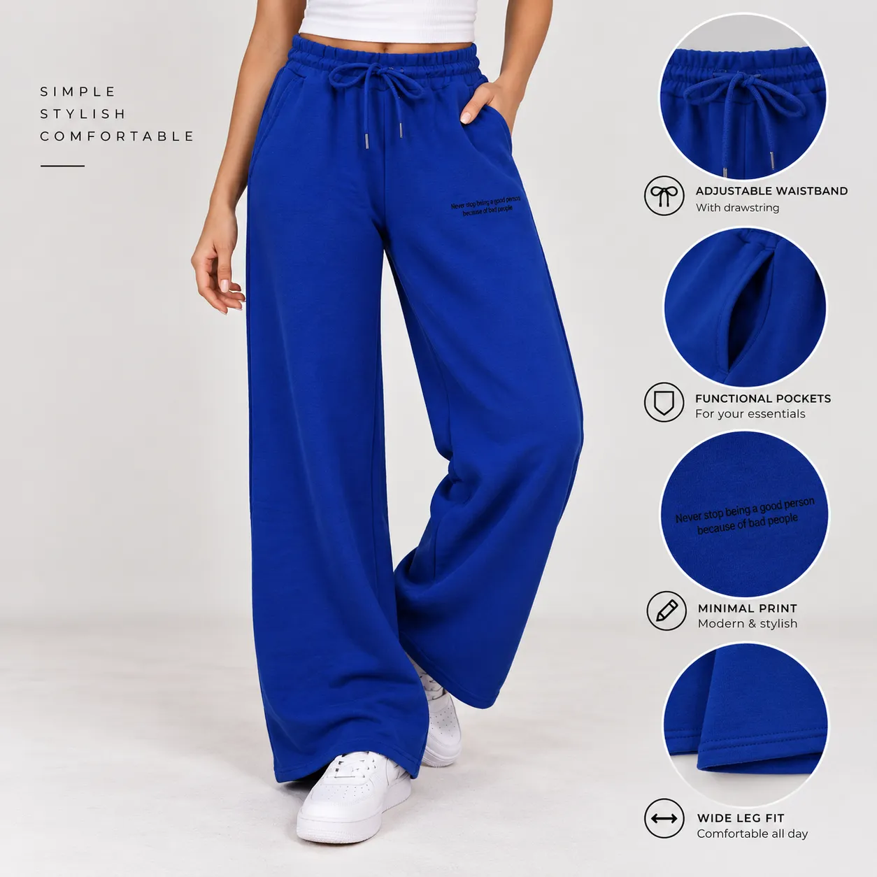 Women's wide trousers