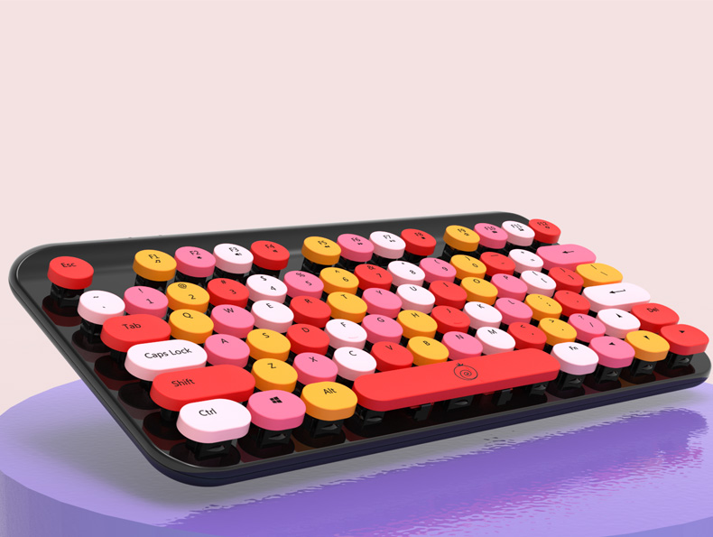 Hanar Multicolour Wireless Keyboard and Mouse
