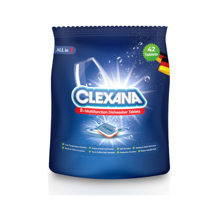 Clexana 8-in-One Dishwasher Tablets