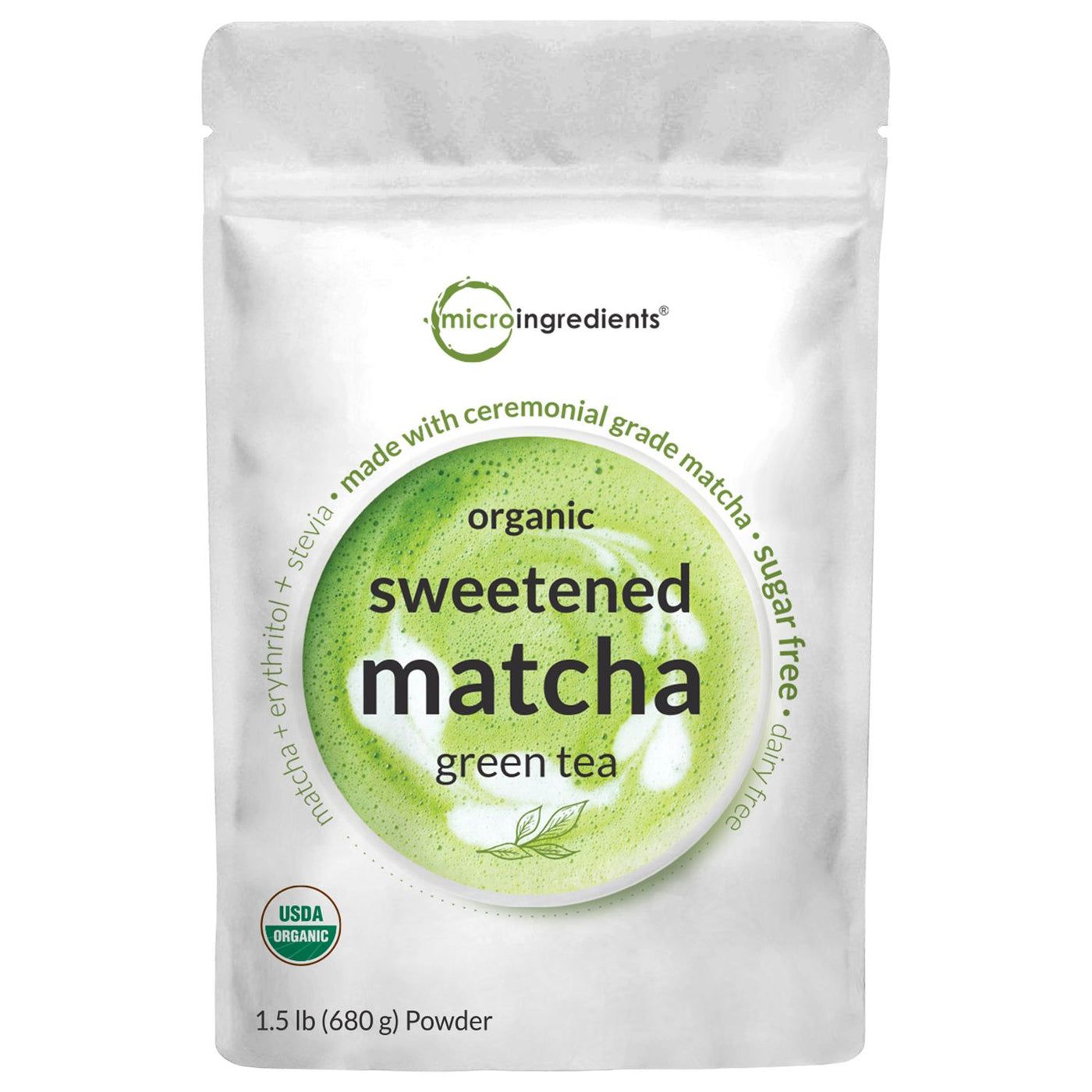 Organic Sweetened Matcha Green Tea
