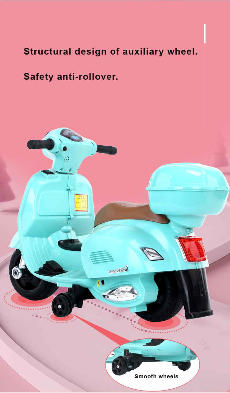 3 Wheels Electric Motorbike ( 1-6 Years )