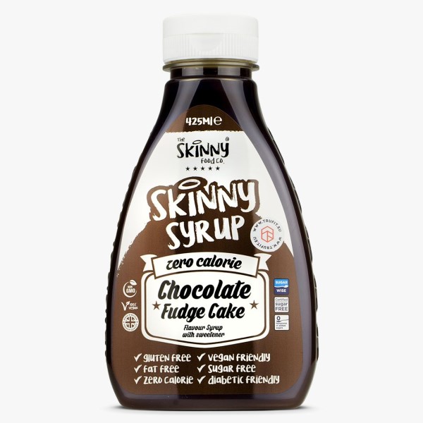 Skinny syrup chocolate fudge cake