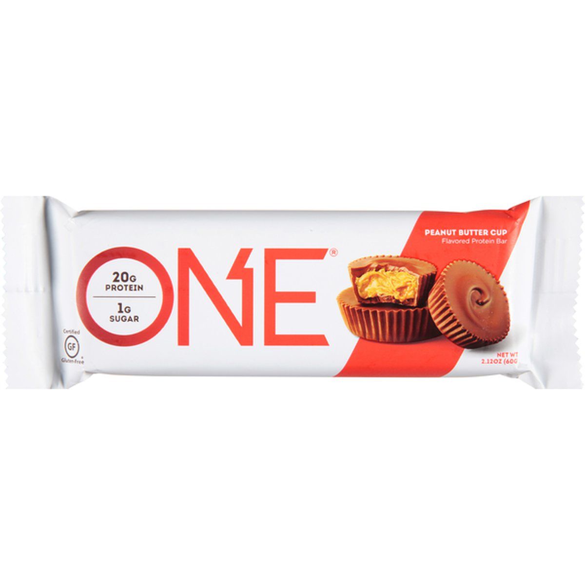 Peanut butter cup flavoured protein bar