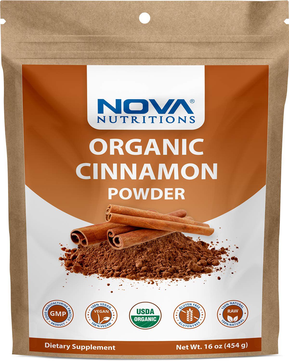 Organic cinnamon powder