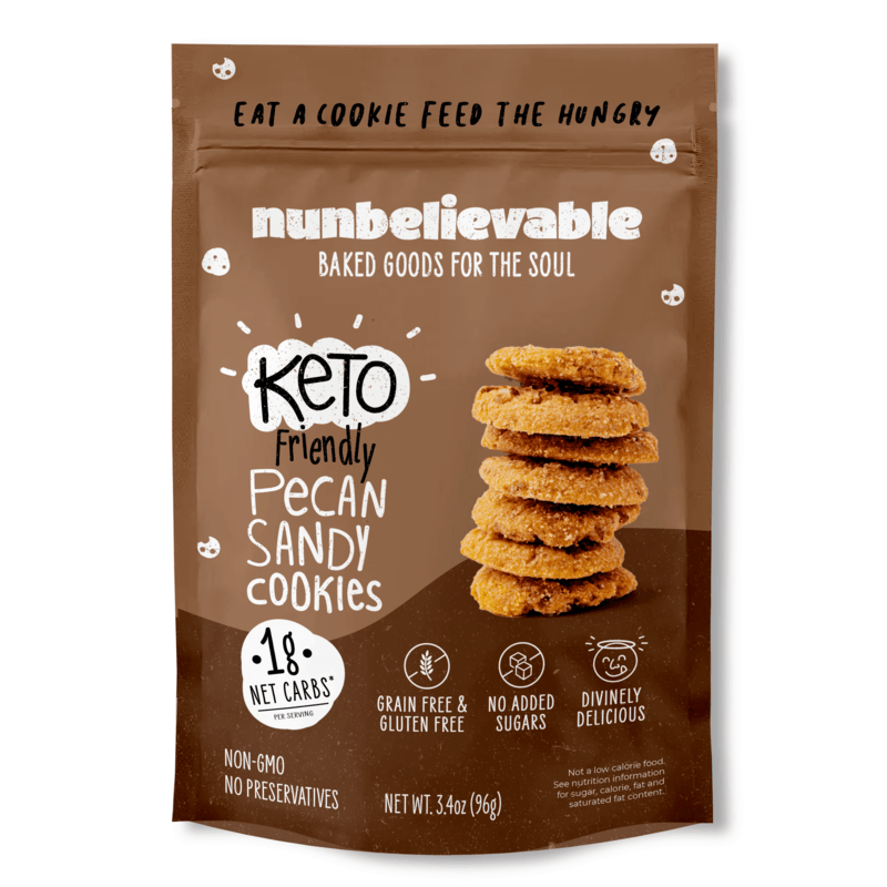 Keto Pecan Sandy Cookies