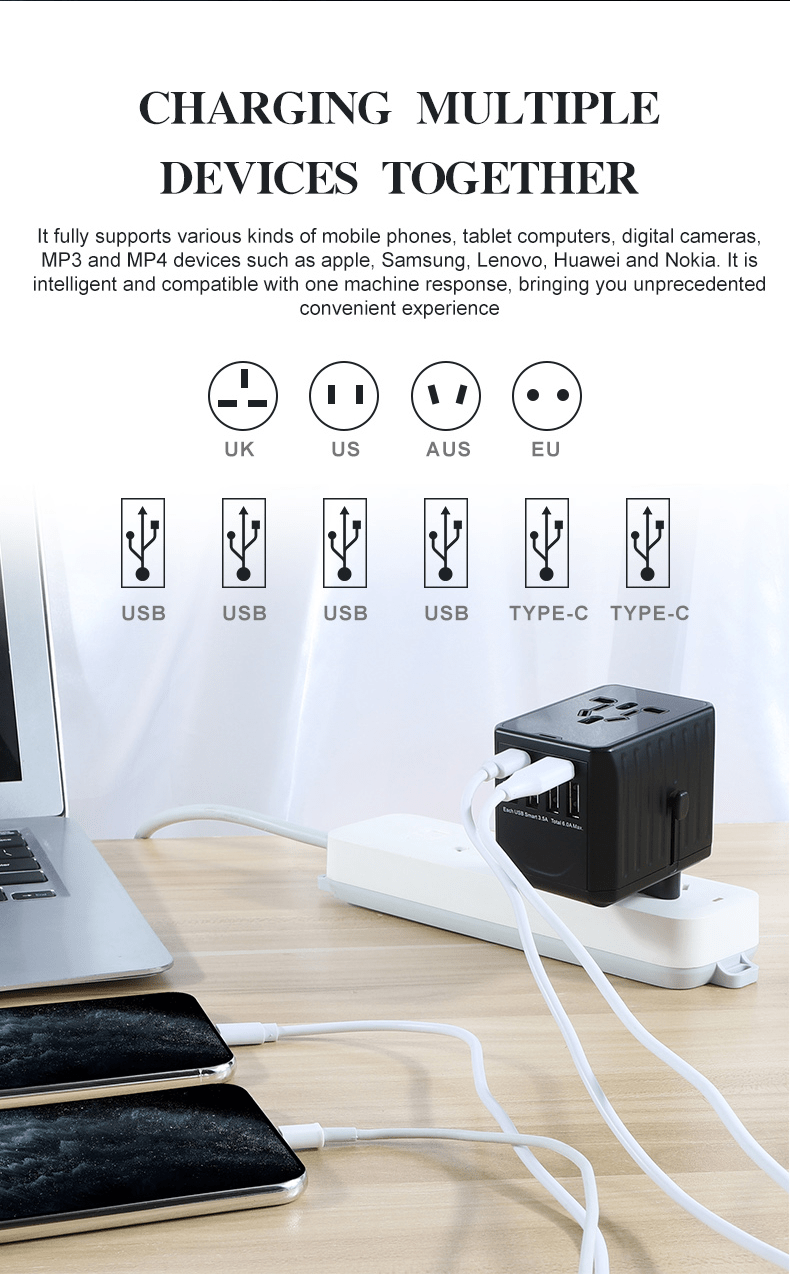 Hanar Universal Travel Wall Charger