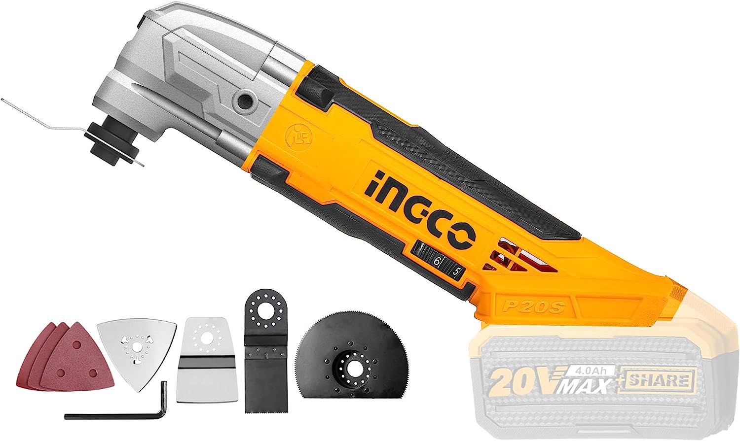 Ingco Cordless Multi-Tool Lithium-Ion