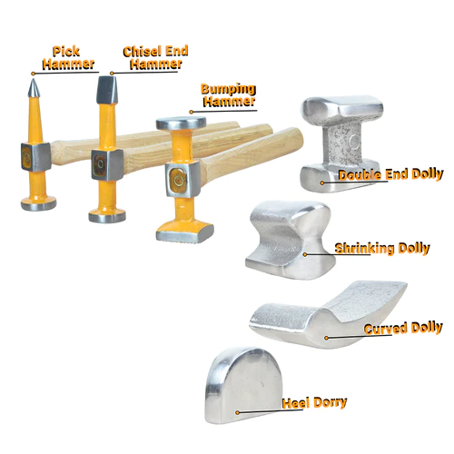 INGCO 7pcs Body and Fender Hammer Set