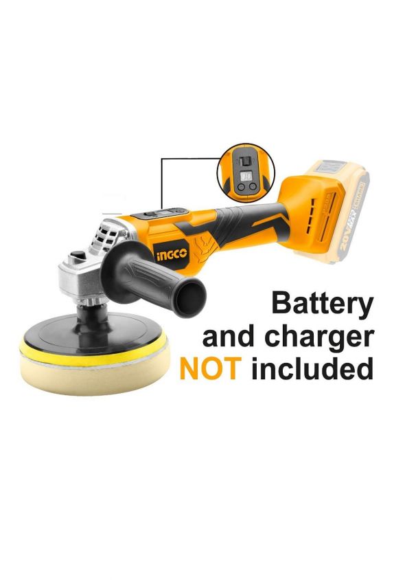 Ingco Lithium‑Ion Angle Polisher