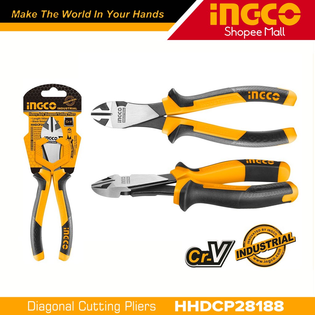 Ingco Heavy-Duty Diagonal Cutting Pliers
