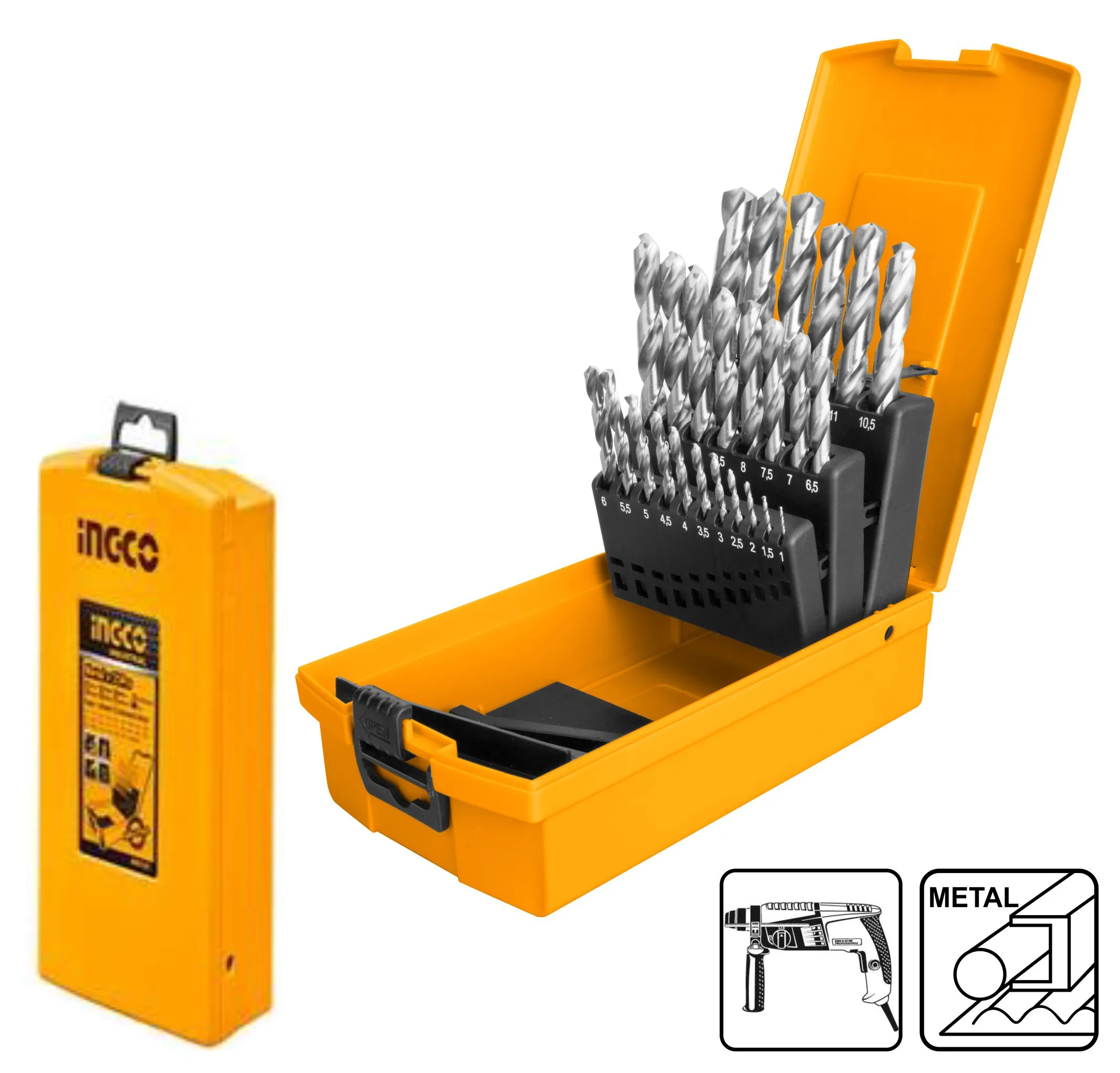 INGCO HSS drill bit set