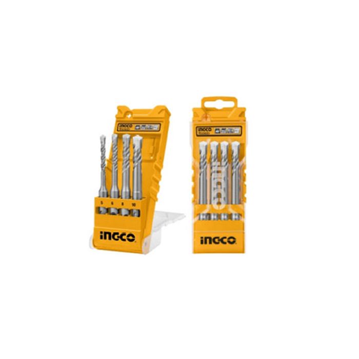 INGCO 4PCS SDS plus hammer drill bits set