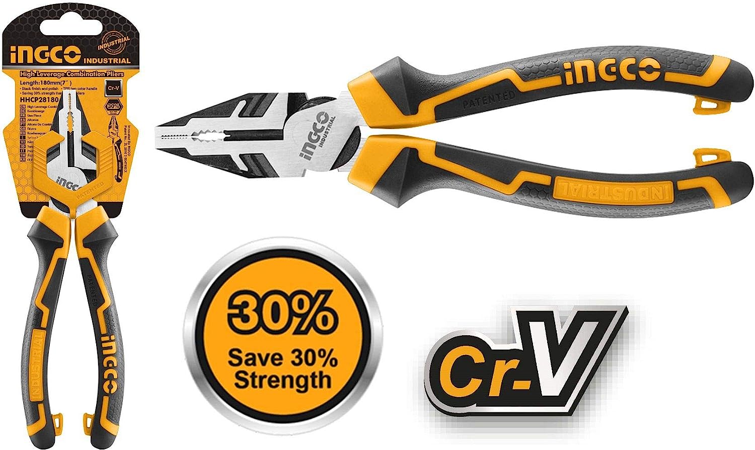 Ingco High Leverage Combination Pliers