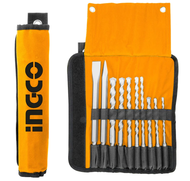 INGCO 10pcs hammer drill